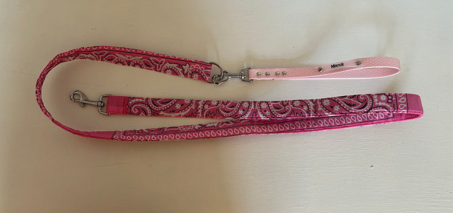 Laisse DND rose