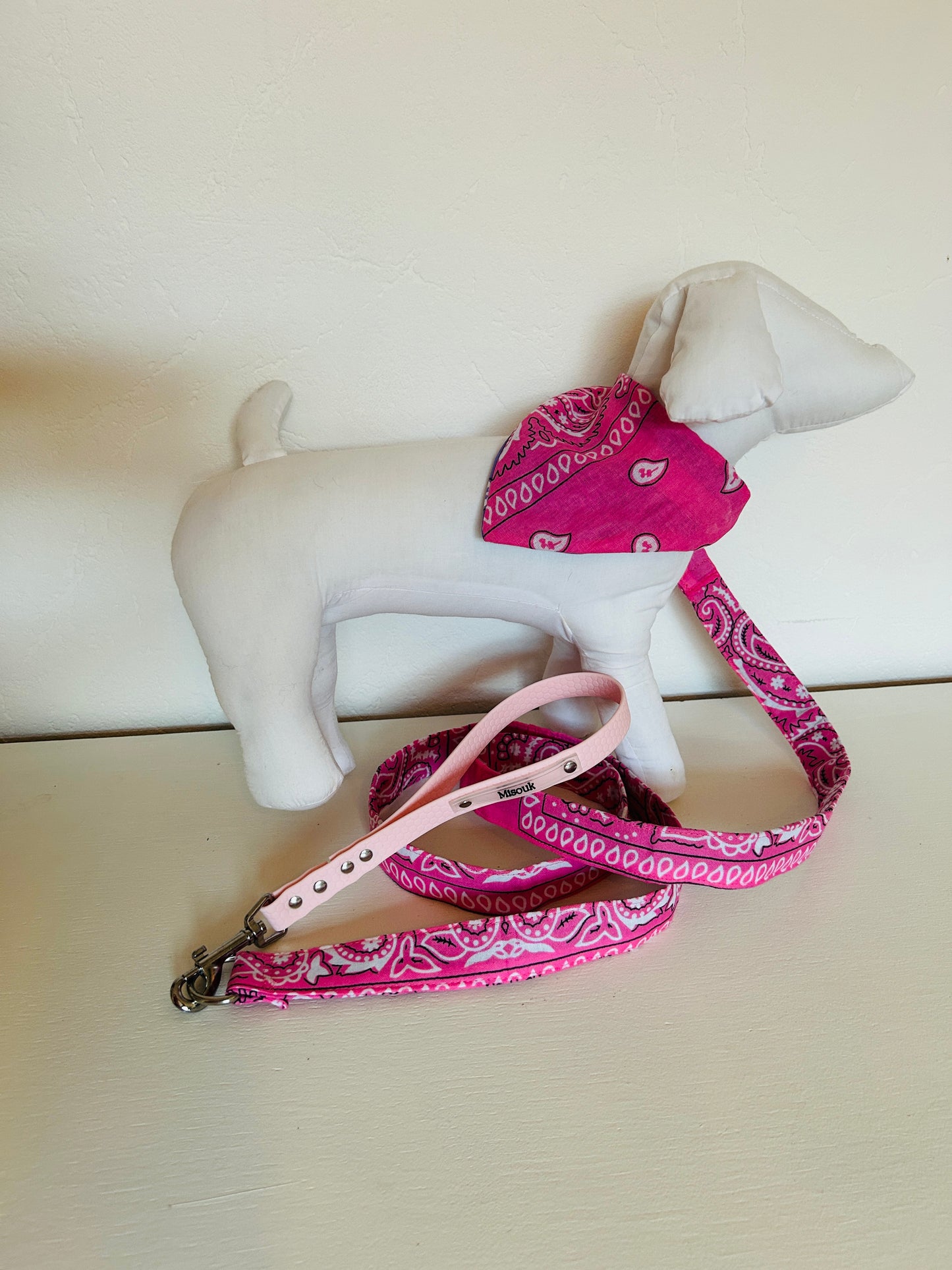 Bandana DND rose et mauve