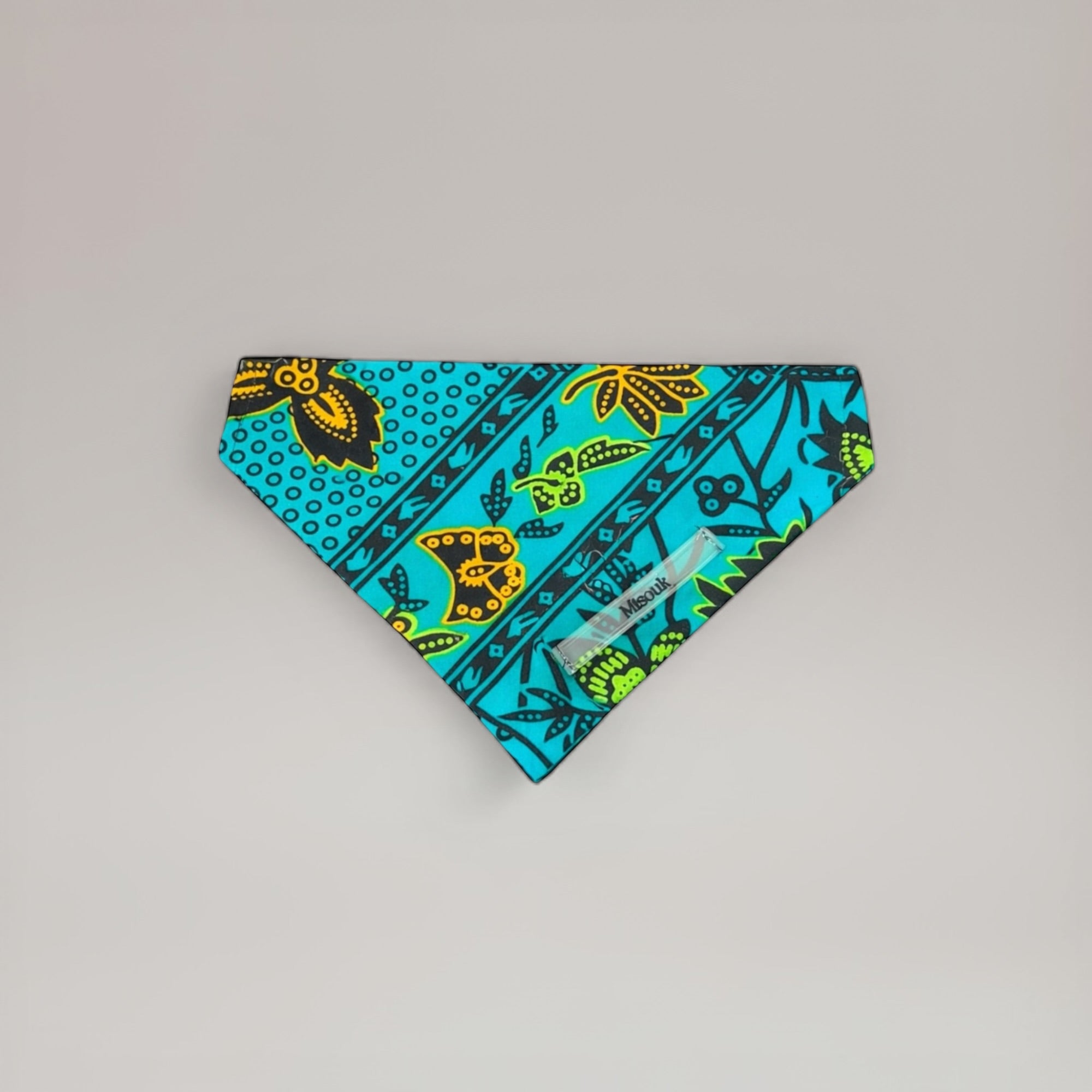 Bandana indiana bleu Interchangeable pour collier MISOUK