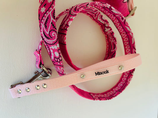 Laisse DND rose