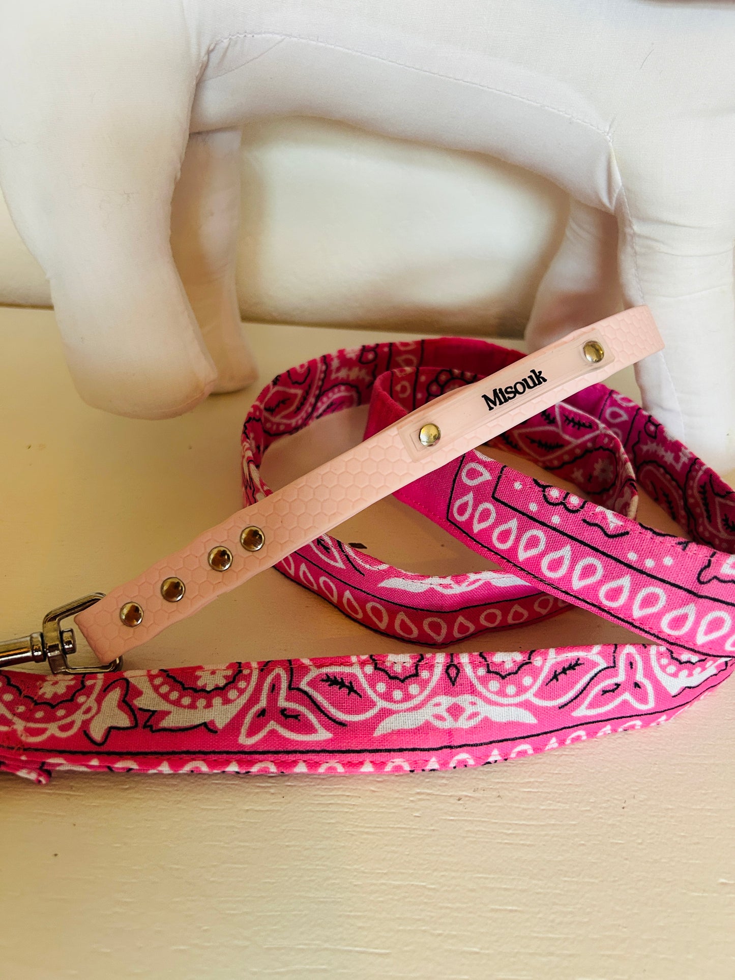 Laisse DND rose